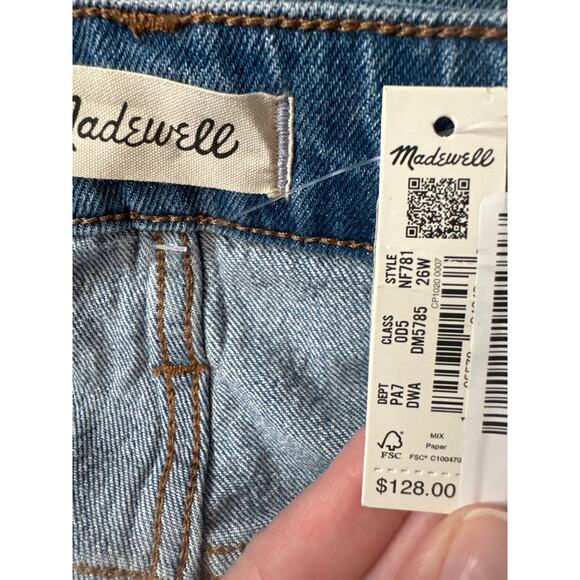 Madewell NWT The Plus Perfect Vintage Flare Jeans in Delavan Wash Size 26W - Picture 7 of 10